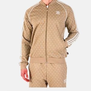 Adidas×Pharrell Williams HuHiking Tracksuit Beige/White